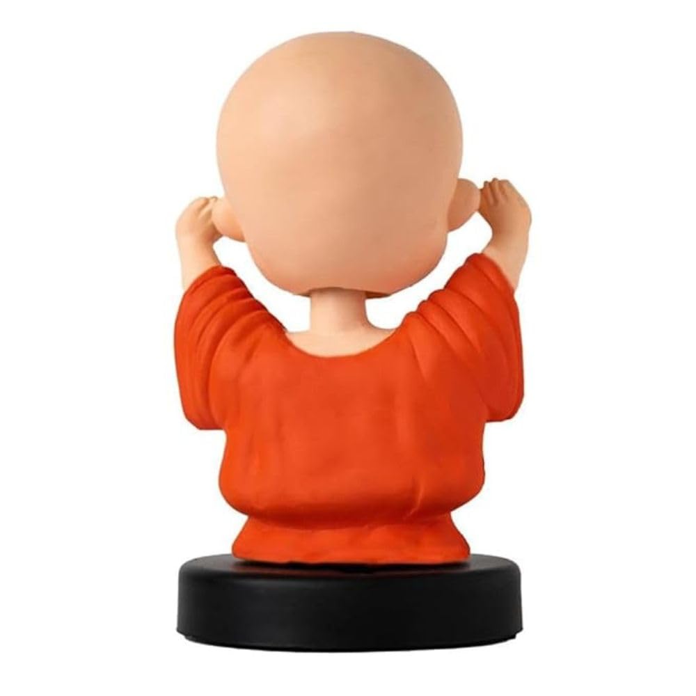 Bobblehead for Car Dashboard, Office Table,Home Decor| Figurin|God Statue for Gifting Kids,Family & Friends (Happy Budha)