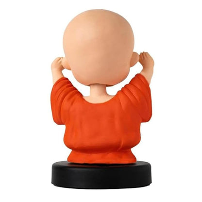 Bobblehead for Car Dashboard, Office Table,Home Decor| Figurin|God Statue for Gifting Kids,Family & Friends (Happy Budha)