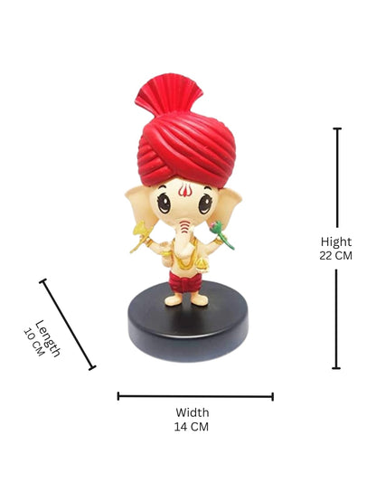 Bobblehead for Car Dashboard, Office Table,Home Decor| Figurin|God Statue for Gifting Kids,Family & Friends (Happy Budha)