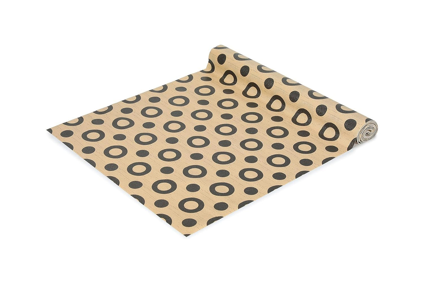 Kitchen Drawer Liner, Anti Slip Mat, Shelf Cabinet Protector, 45 x 300 cm, Printed (Blue Mandlaart, 3 Mtr)