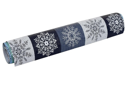 Kitchen Drawer Liner, Anti Slip Mat, Shelf Cabinet Protector, 45 x 300 cm, Printed (Blue Mandlaart, 3 Mtr)