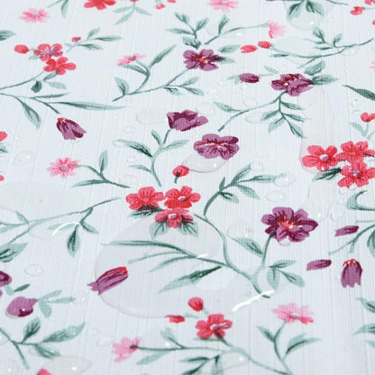 PVC Water Proof Printed Center Table Cover with Lace | Center Table Cover 4 Seater |Center Table Cover 4 Seater Waterproof (40x60, White Printed)