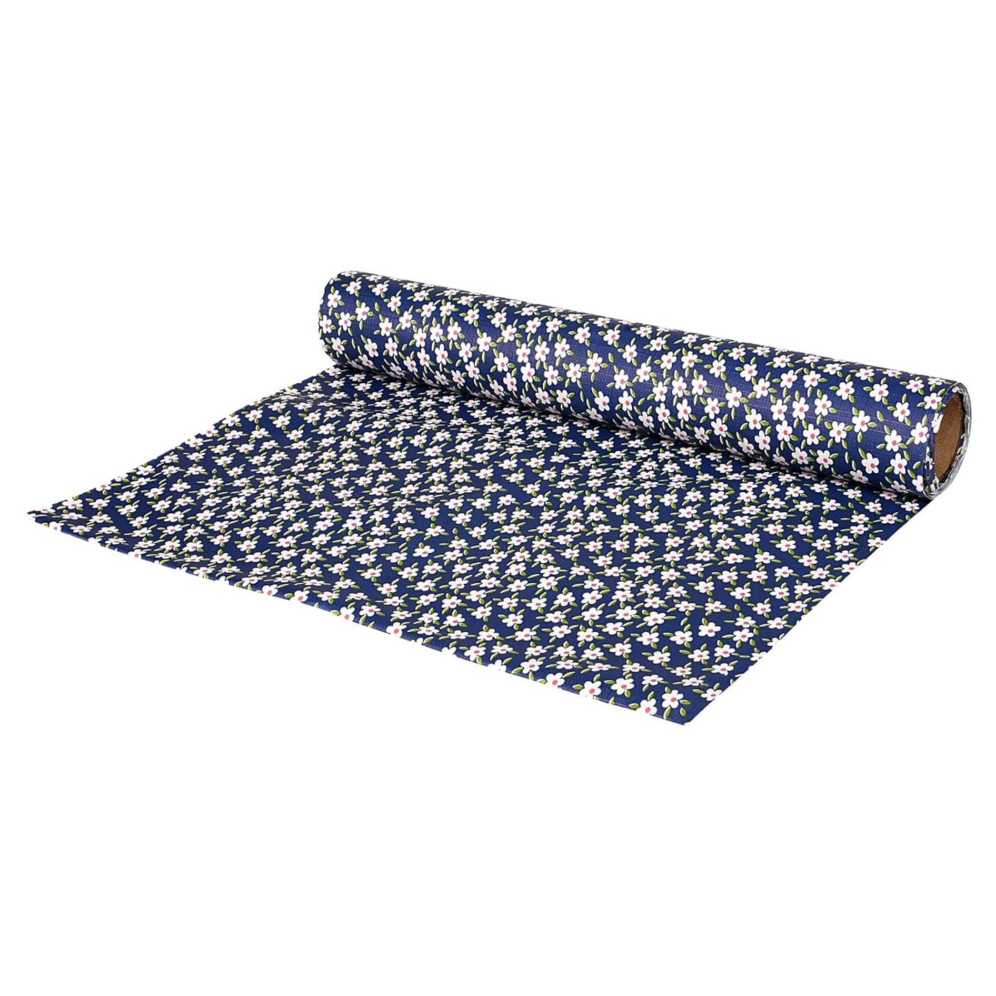 Waterproof, Non-Slip, PVC Mat for Kitchen, Dining, and Living Room – Durable, Easy-to-Clean Table Protector & Shelf Liner (Blue Printed, 3 Meters)