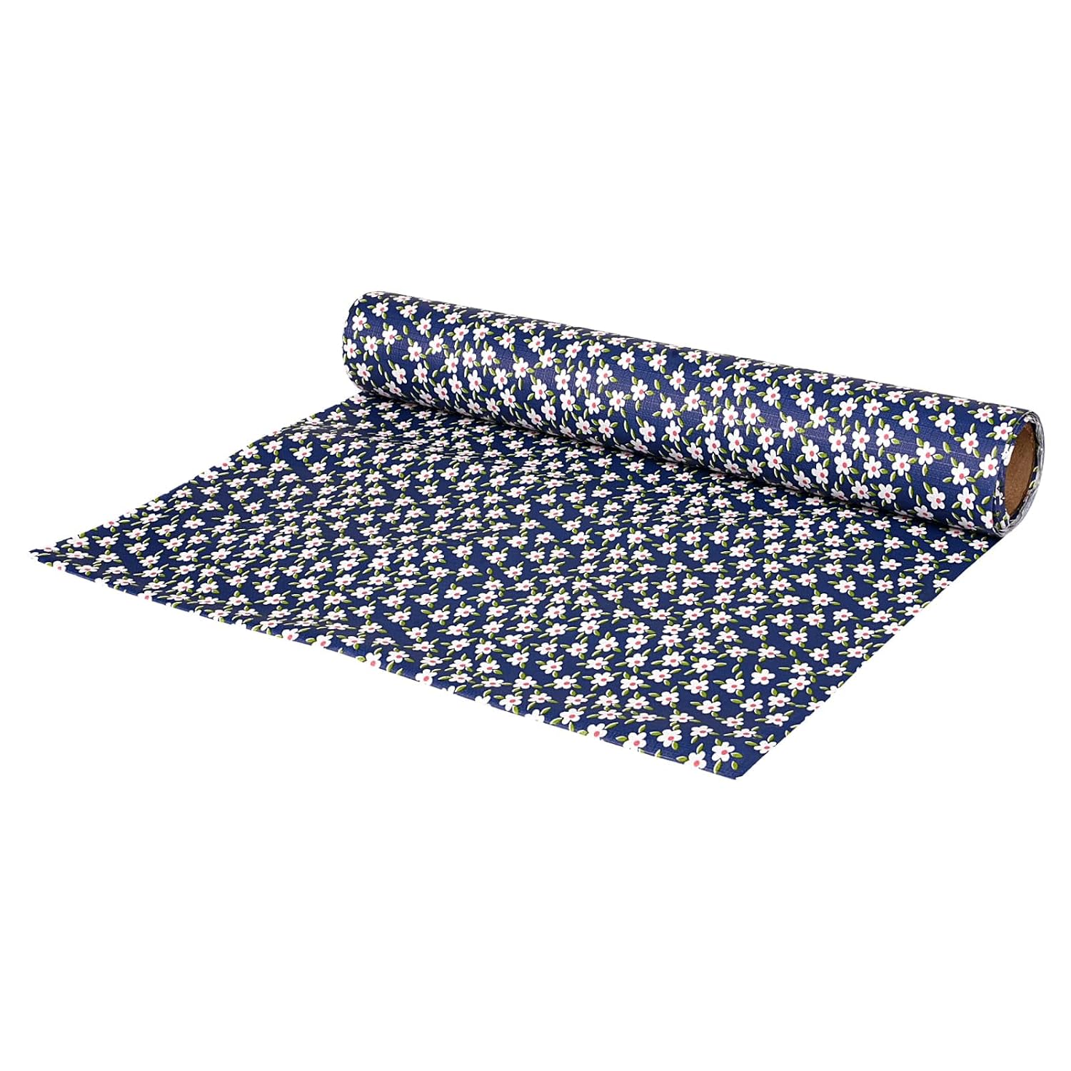Waterproof, Non-Slip, PVC Mat for Kitchen, Dining, and Living Room – Durable, Easy-to-Clean Table Protector & Shelf Liner (Blue Printed, 3 Meters)
