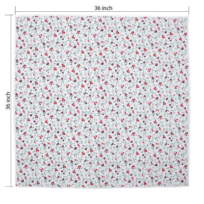 100% PVC Water Proof, Dust and Heat Proof Reversible Bed Server/Food Mat 36x36 Inches Pack of 1 (Blue/White)