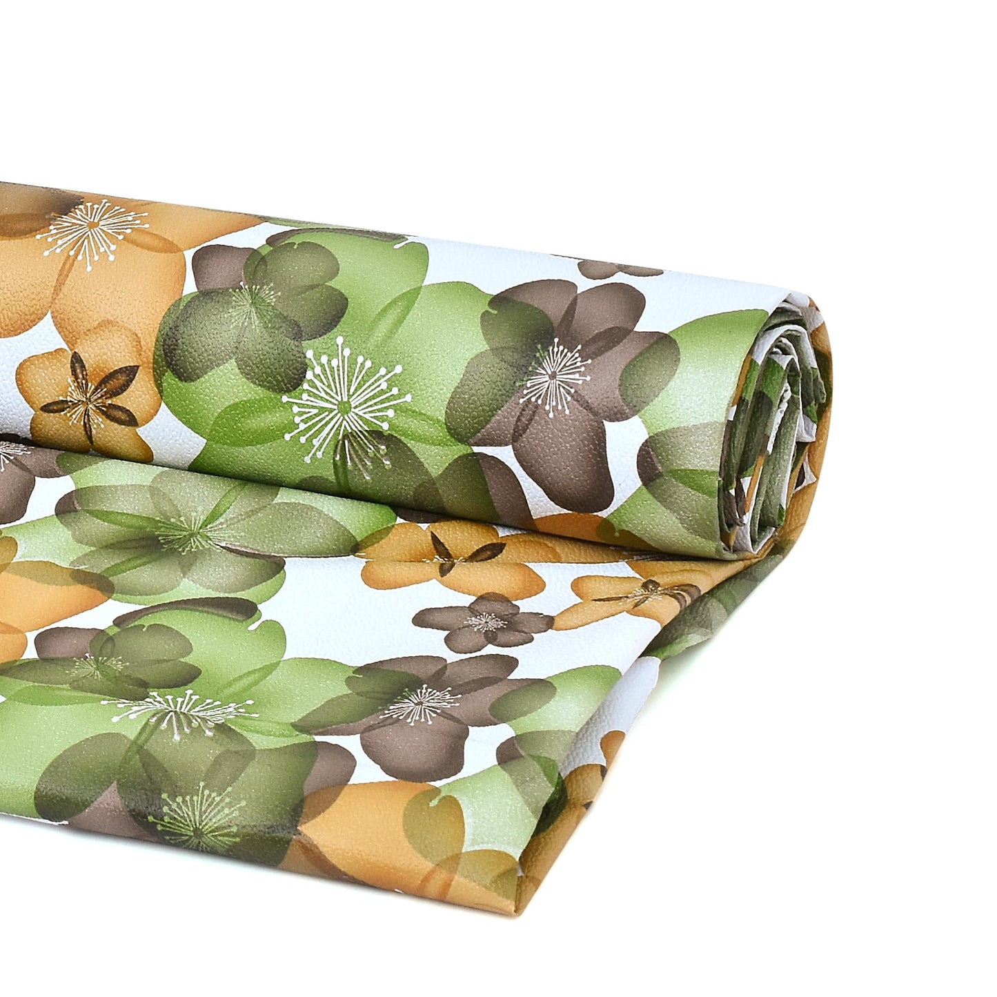 Waterproof Non-Slip Shelf Roll | PVC Mat for Kitchen, Dining, and Living Room – Durable, Easy-to-Clean Table Protector & Shelf Liner (Blue Orange Floral, 3 Meter)