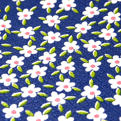 Waterproof, Non-Slip, PVC Mat for Kitchen, Dining, and Living Room – Durable, Easy-to-Clean Table Protector & Shelf Liner (Blue Printed, 3 Meters)