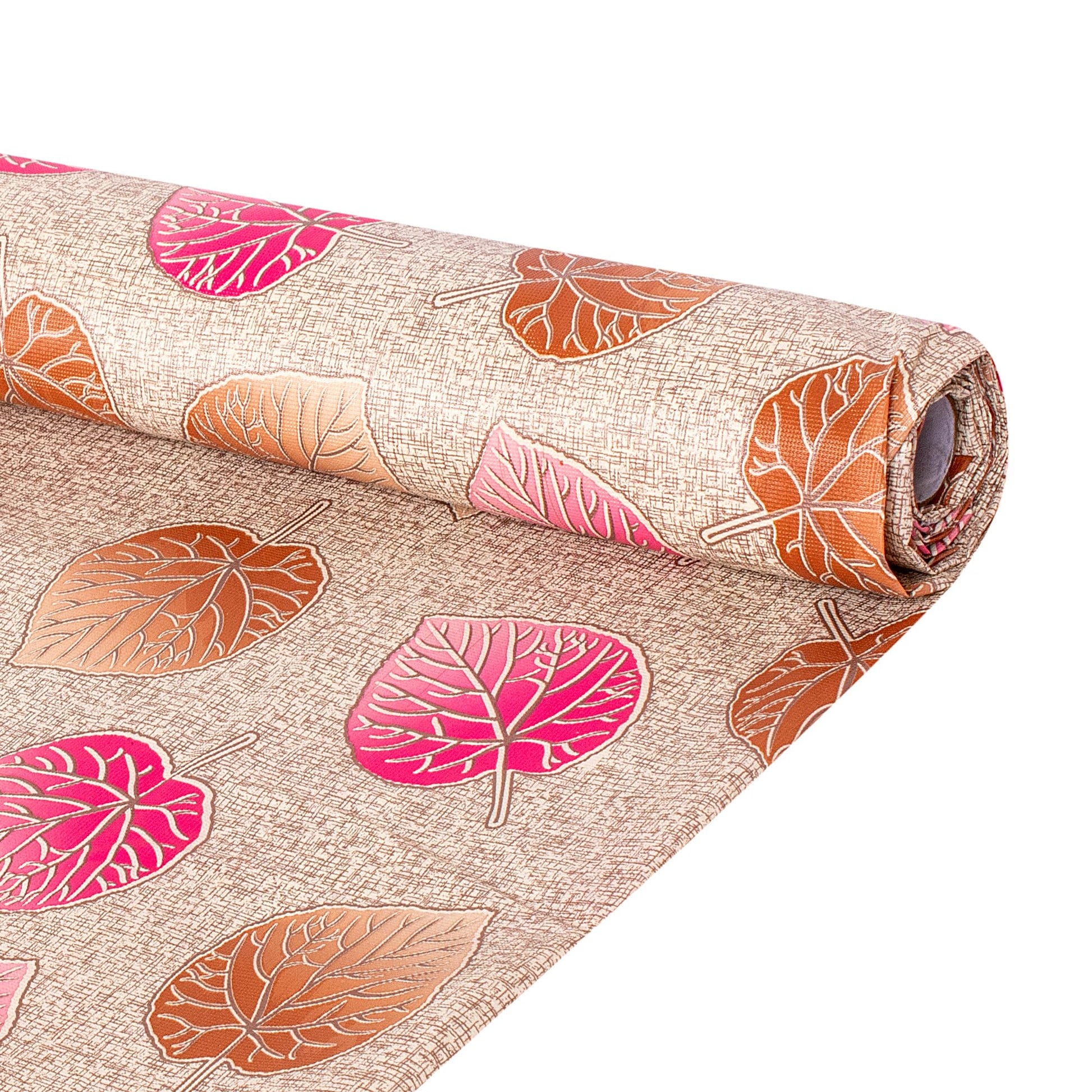 100% Water Proof Flower Design Printed Wardrobe Kitchen Drawer Shelf Mat | Cabinet Shelf Mat | Flower Design with PVC Material (White, 3 Mtr)